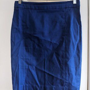 Blue Pencil Skirt